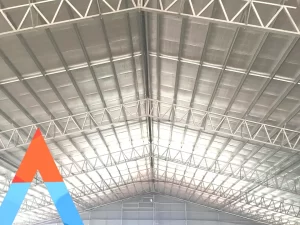 Isolamento térmico com subcobertura de Foil de Alumínio.