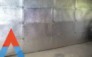 Fechamento lateral em Foil de Alumínio.