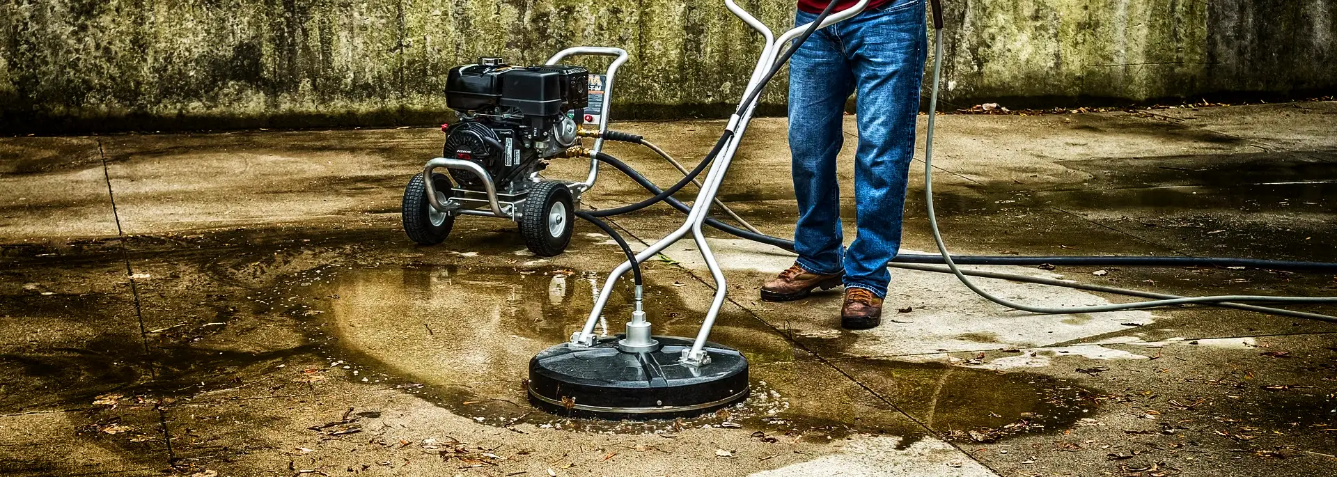Pressure surface washer - limpeza pesada industrial