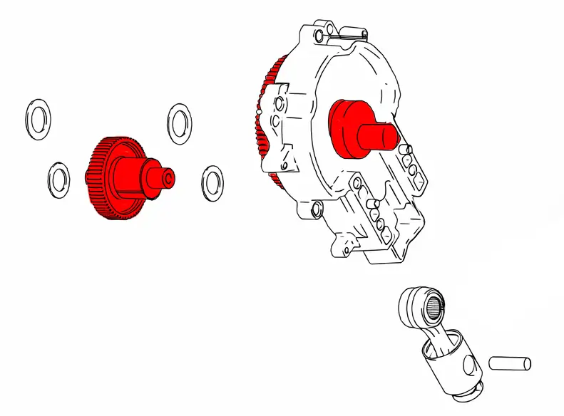 Guia Completo de Equipamentos de Airless: Tipos, Aplicações e Uso Profissional 2 Exemplo de eixo excêntrico em airless elétrica.