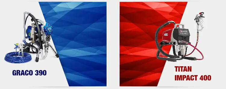 Guia Completo de Equipamentos de Airless: Tipos, Aplicações e Uso Profissional 1 Equipamentos de airless de entrada das marcas GRACO E TITAN.