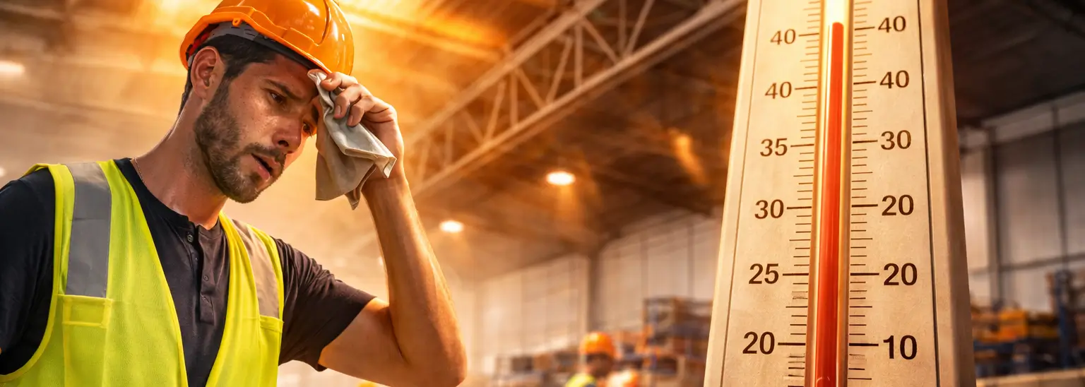 Guia completo sobre estresse por calor no ambiente de trabalho